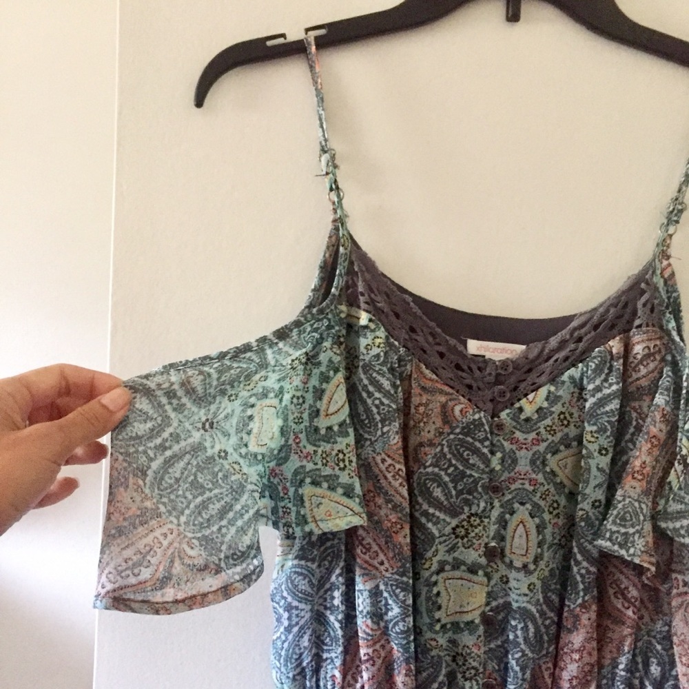 FINAL PRICE -Xhilaration cut out sleeve dress S - Picture 2 of 3